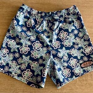Vineyard Vines Boy’s Navy Starfish Swim Shorts